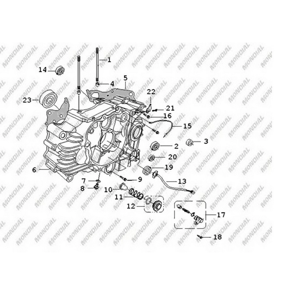 MONDIAL 125 MH (DRIFT) YAG TAPASI #Y4MON0400A0004