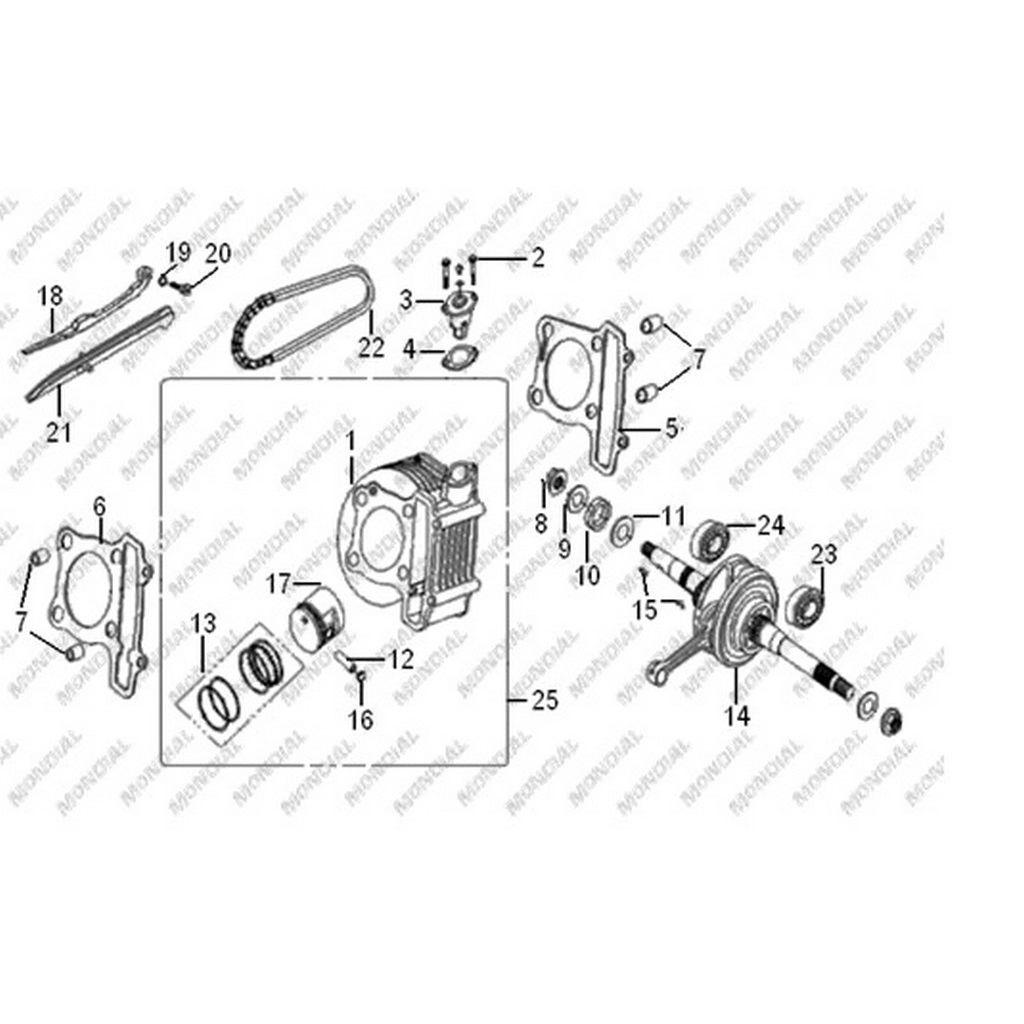 MONDIAL MASH SILINDIR #Y4MON0700A0003