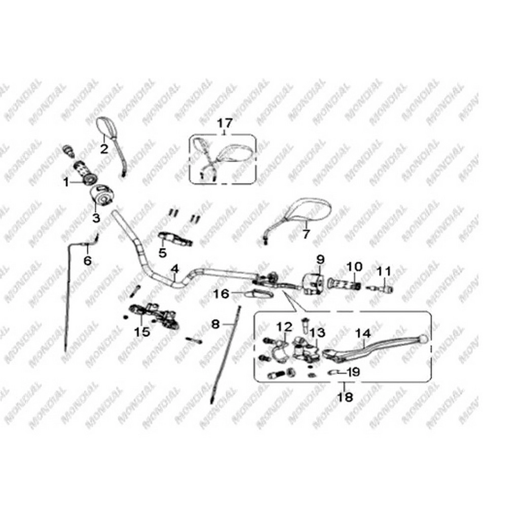 MONDIAL 150 MC-X ROADRCERX GIDON TAPASI #Y4MON0760A0048
