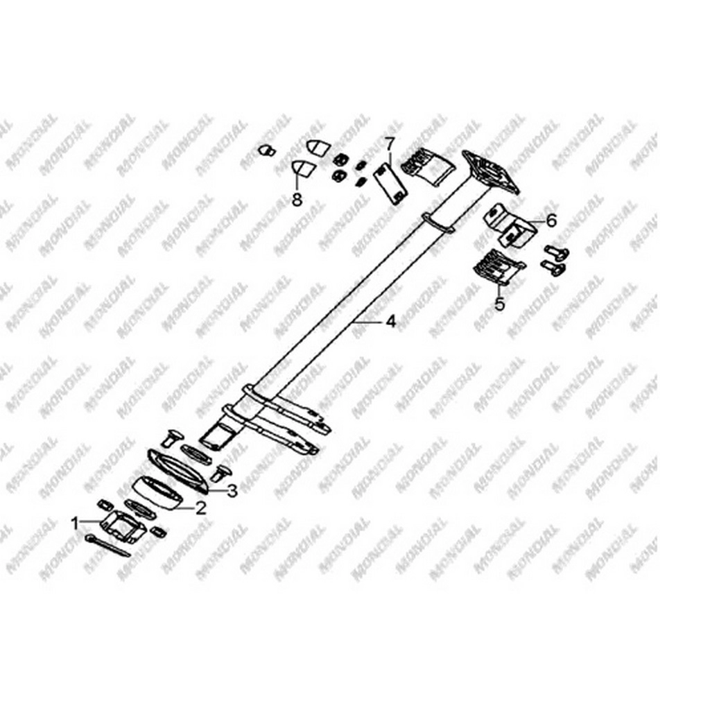 MONDIAL TERRALANDER 300 GIDON MILI #Y4MON1000A0323