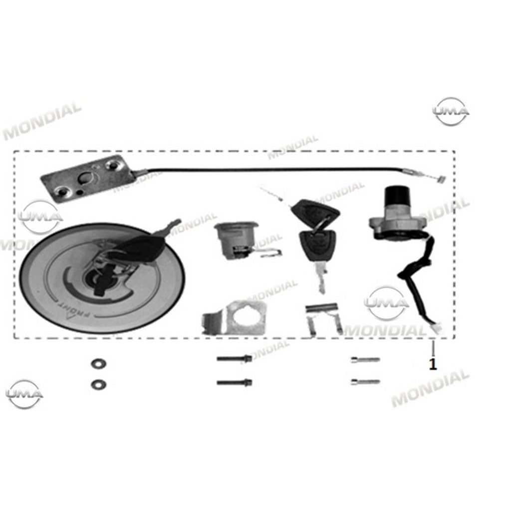 MONDIAL RX1 KILIT SETI #Y4MON1025A0224