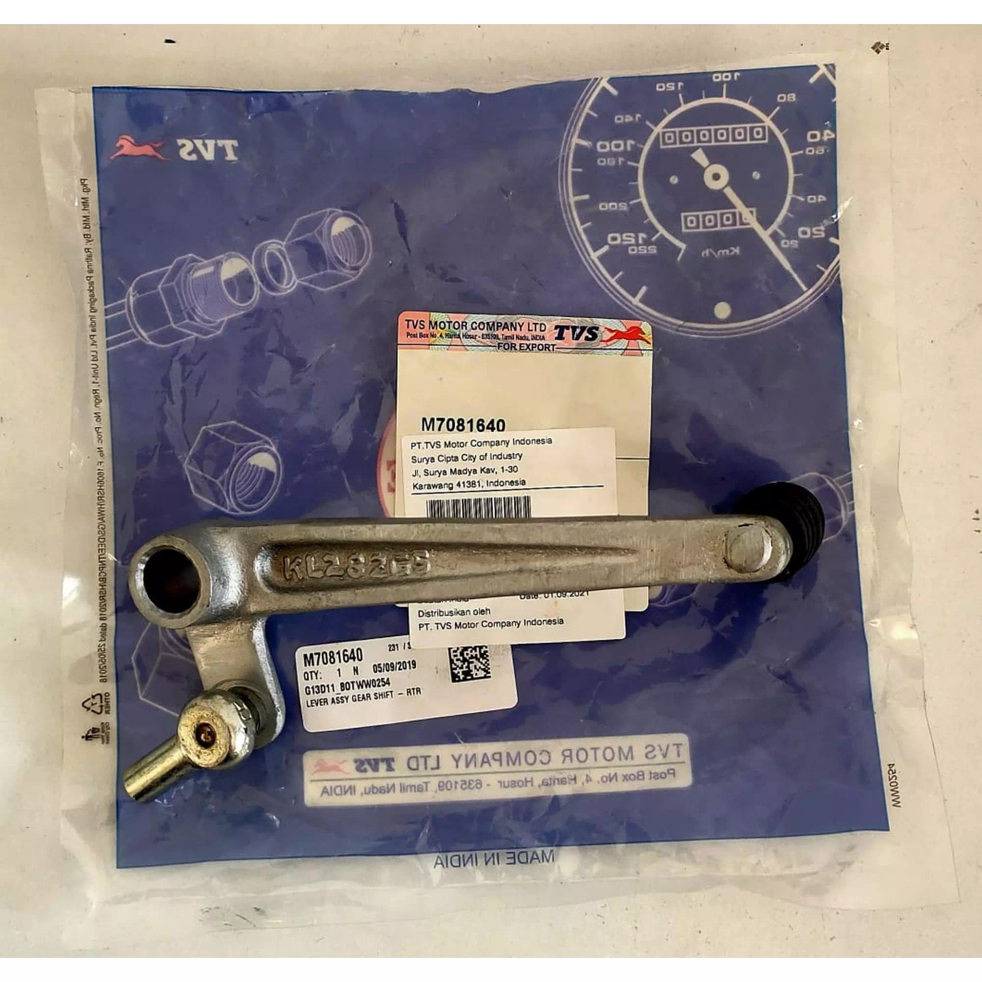 TVS APACHE RTR 200 e4 VITES PEDALI #Y4TVS7000A0005