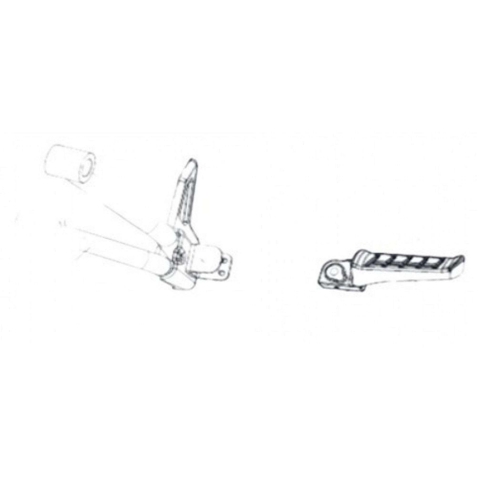 TVS APACHE RTR 200 e4 ARKA BASAMAK SOL #Y4TVS7000A0036