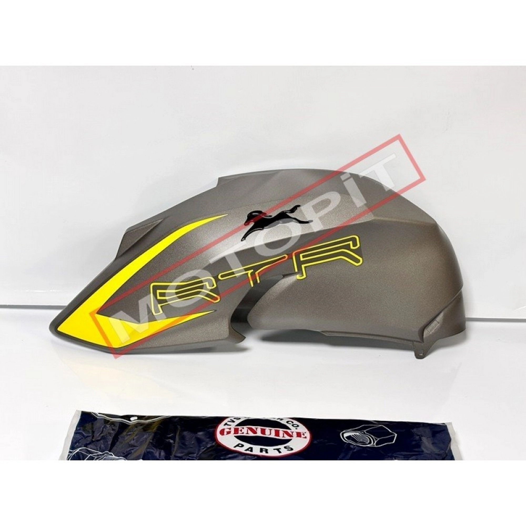 TVS APACHE RTR 200 e4 BENZIN DEPOSU SOL KARENAJ (GRI) #Y4TVS7000A0115