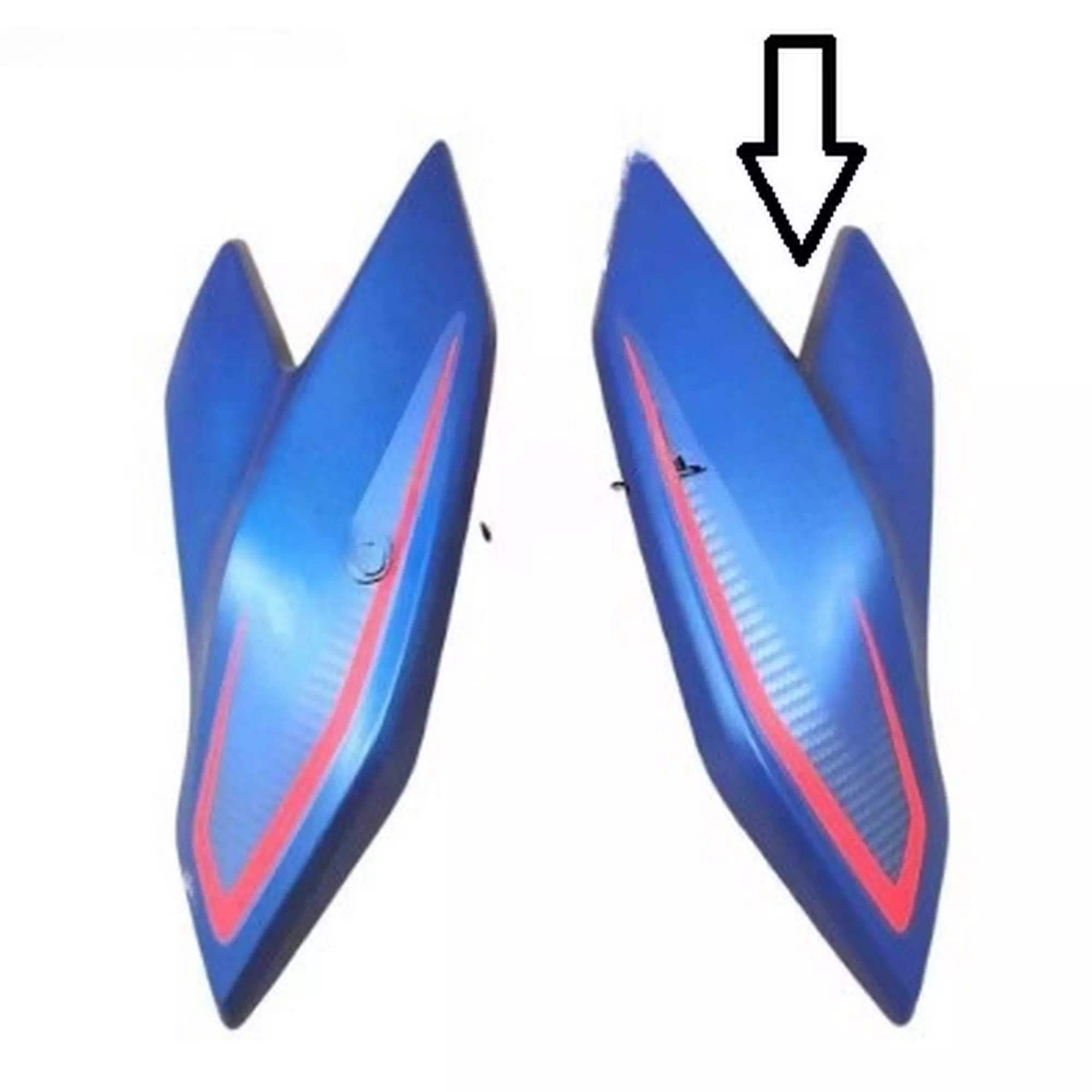 TVS APACHE RTR 200 E4 FAR MUHAFAZASI SOL (MAVI) E5 ETIKET #Y4TVS7000A0566