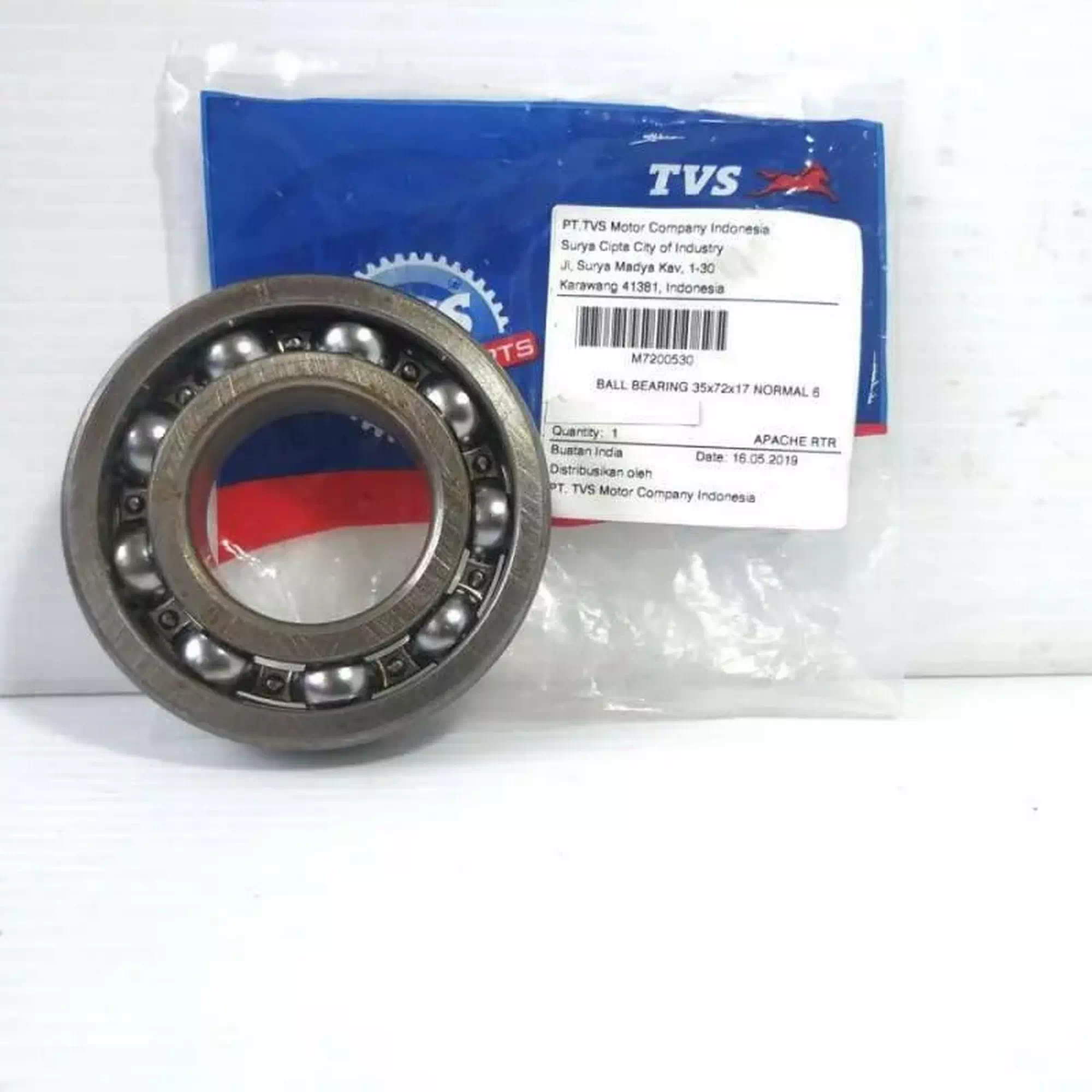 TVS APACHE RTR 200 E4 RULMAN 6207 (35X72X17) #Y4TVS7000A0581