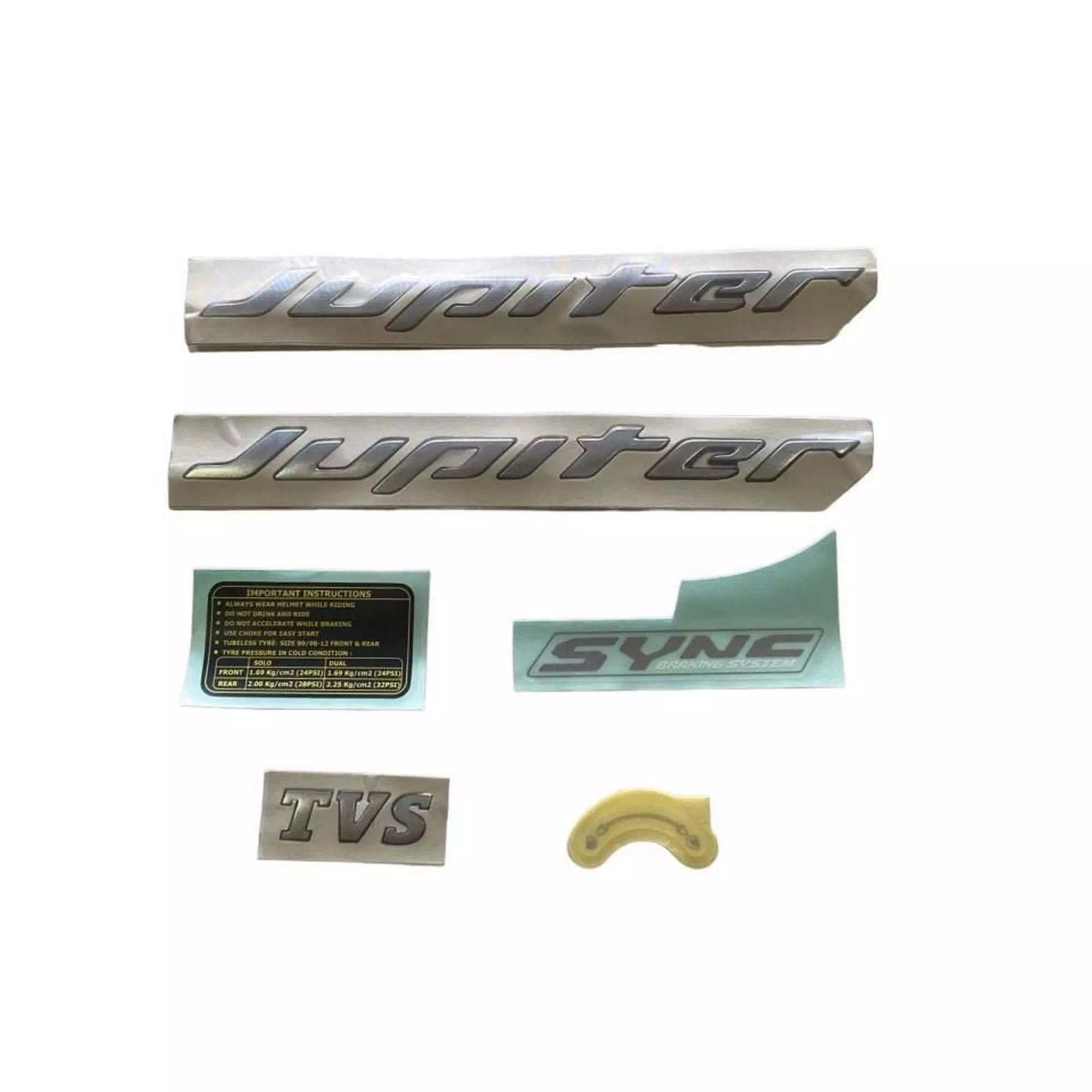 TVS JUPITER 110 ETIKET SETI (KIRMIZI) #Y4TVS7001A0123