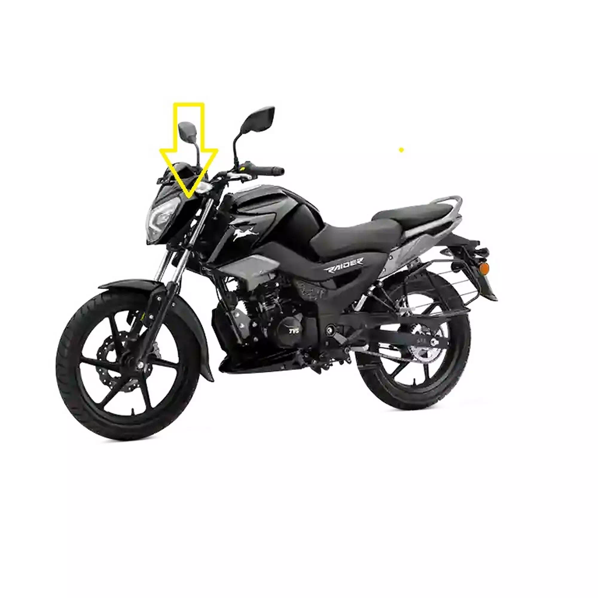 TVS RAIDER 125 FAR MUHAFAZASI SOL (SIYAH) #Y4TVS7004A0084