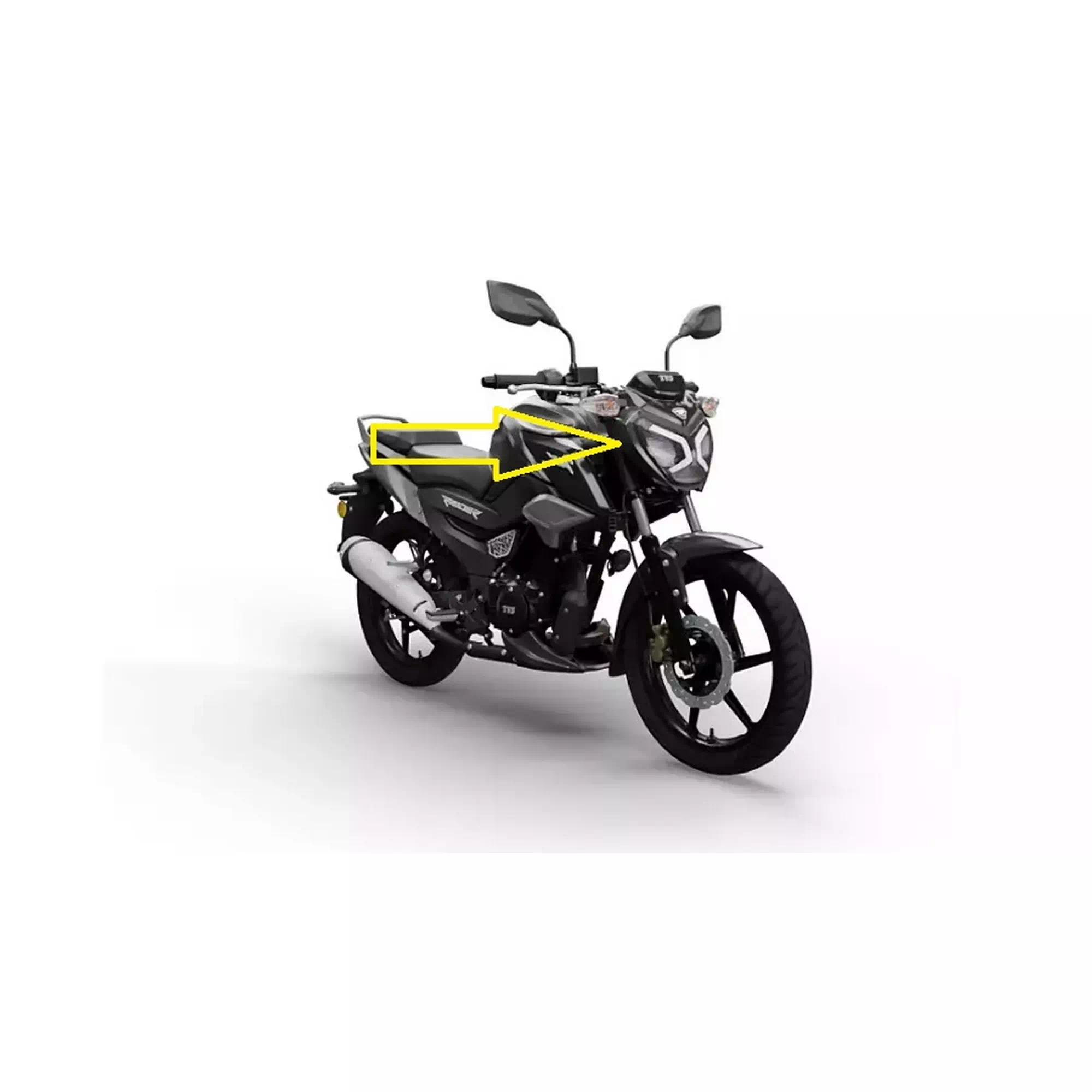 TVS RAIDER 125 FAR MUHAFAZASI SAG (SIYAH) #Y4TVS7004A0087