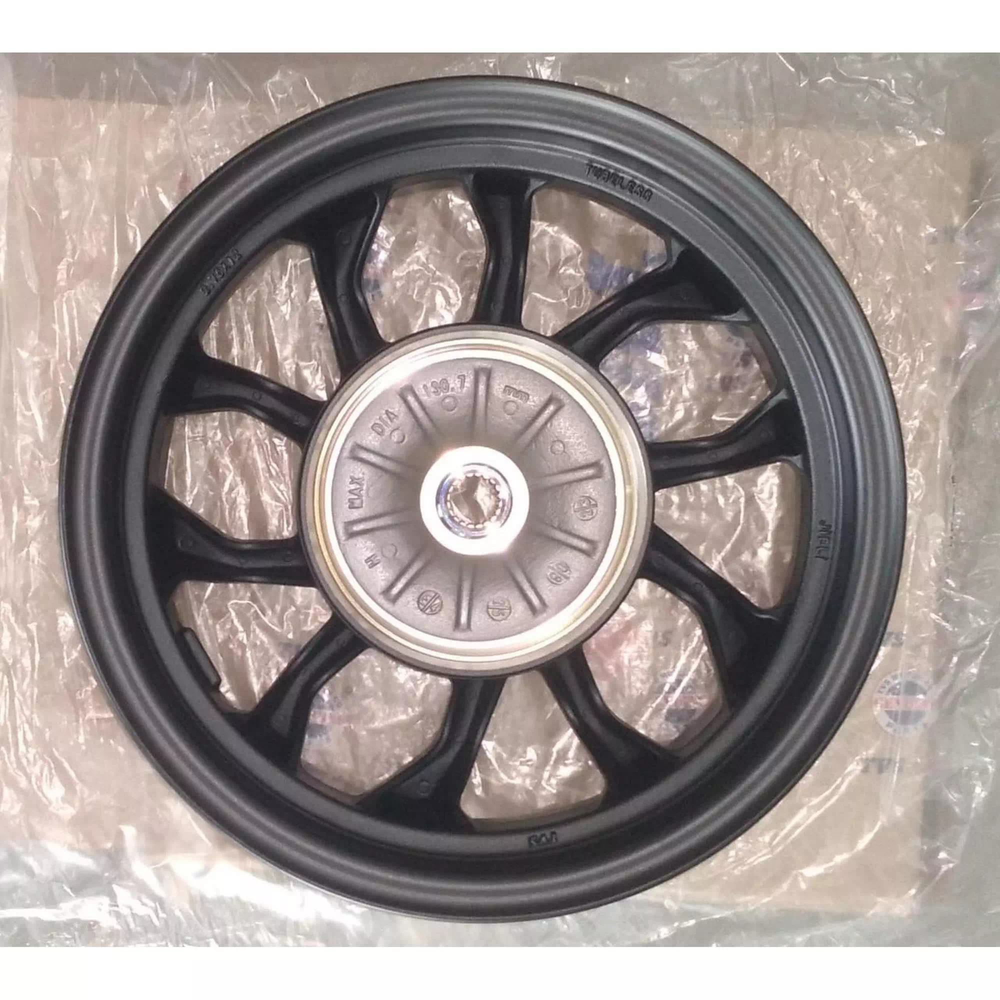TVS NTORQ 125 ARKA JANT - CELIK (2.75X12") (SIYAH) #Y4TVS7005A0209