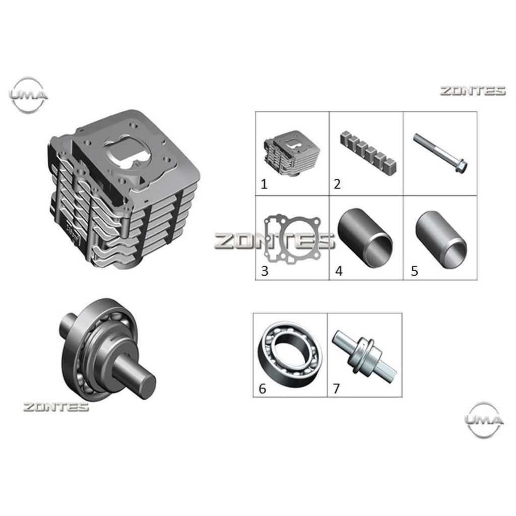 ZONTES S250 DENGE MILI #Y4ZNT6000A0092