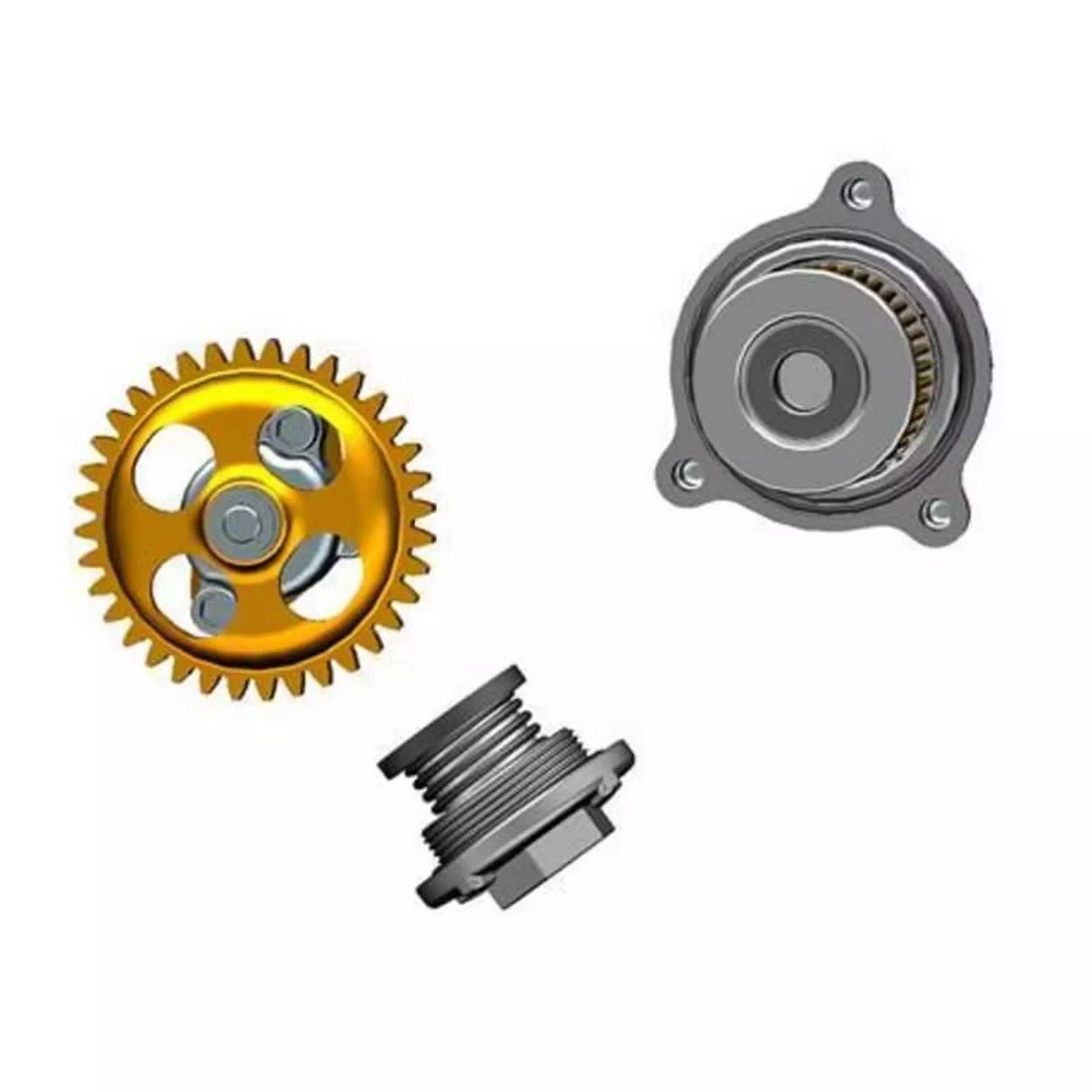 ZONTES ZT125T-M YAG POMPASI FILTRE KAPAK SETI #Y4ZNT6004A0345