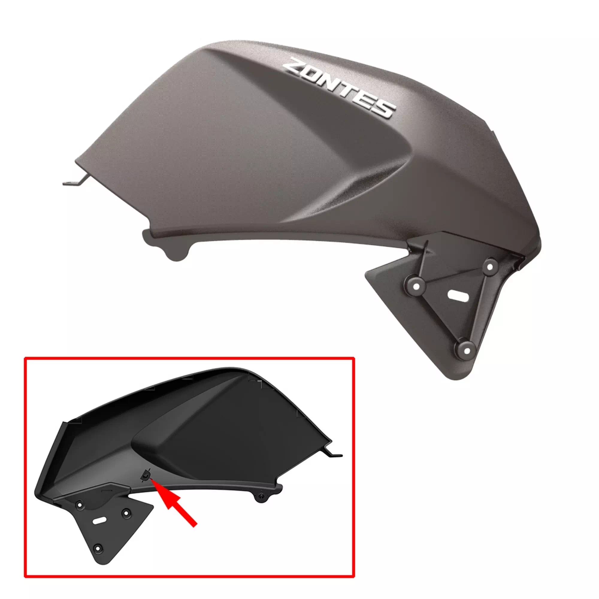 ZONTES S250 BENZIN DEPOSU SAG PLASTIK KAPAK #Y4ZNT6000A0065